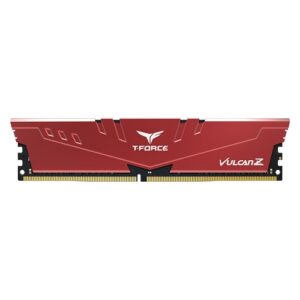 TeamGroup T-Force Vulcan Z 16GB 3200MHz CL16 ( 16GB X 1 Kit ) DDR4 Desktop RAM With Heatsink, Red ( TLZRD416G3200HC16F01 )