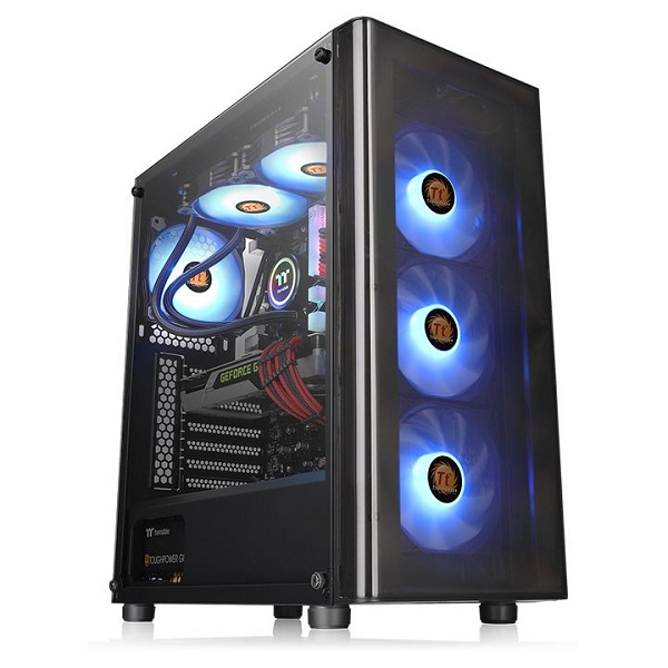 Thermaltake V200 Tempered Glass RGB Edition Mid Tower Chassis ( CA-1K8-00M1WN-01 )