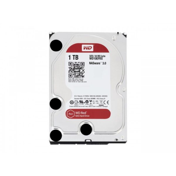 Western Digital Red 1TB 5400 RPM NAS Desktop Internal Hard Disk Drive ( WD10EFRX )