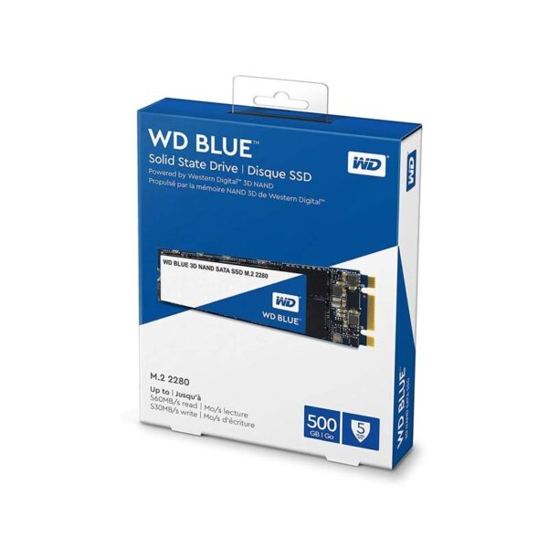 WESTERN DIGITAL BLUE 3D NAND 500GB M.2 INTERNAL SSD (WDS500G2B0B) - Image 6