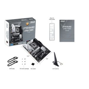 ASUS PRIME Z790-P WIFI-CSM ATX Motherboard ( Intel LGA1700 Socket, Supports Intel 14th, 13th & 12th Gen Core Series CPU, 4 X DDR5 RAM Slots, Max 192GB RAM )