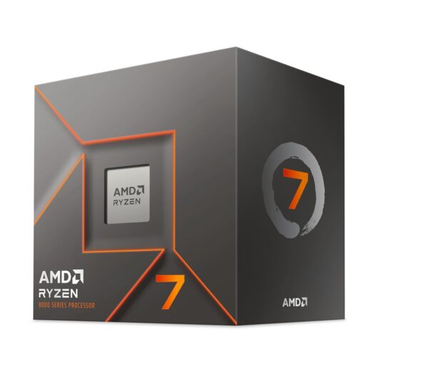 AMD Ryzen 7 8700F 8000 Series AMD Ryzen AI Desktop Processor 100-100001590BOX ( AM5 Socket, 8 CPU Cores, 16 Threads, Up to 5 GHz Max. Boost Clock, 24MB Cache ) - Image 3