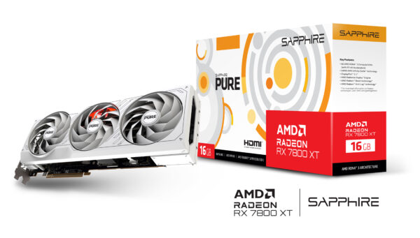 Sapphire Pure AMD Radeon RX 7800 XT 16GB GDDR6 256 Bit Gaming Graphics Card With AMD RDNA 3 architecture ( 11330-03-20G ) - Image 8