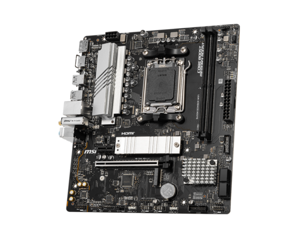 MSI B650M BOMBER WIFI mATX Motherboard ( AMD Socket AM5, Supports AMD Ryzen 9000, 8000, 7000 Series Desktop CPU, 2x DDR5 RAM Slots, Max 128GB RAM ) - Image 4