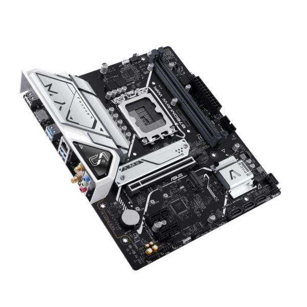 ASUS B760M-AYW WIFI mATX Motherboard ( Intel Socket LGA1700, Supports Intel Core 14th & 13th Gen Processors, Intel Core 12th Gen, Pentium Gold and Celeron CPU, 2 x DDR5 RAM Slots, Max 96GB RAM ) - Image 5