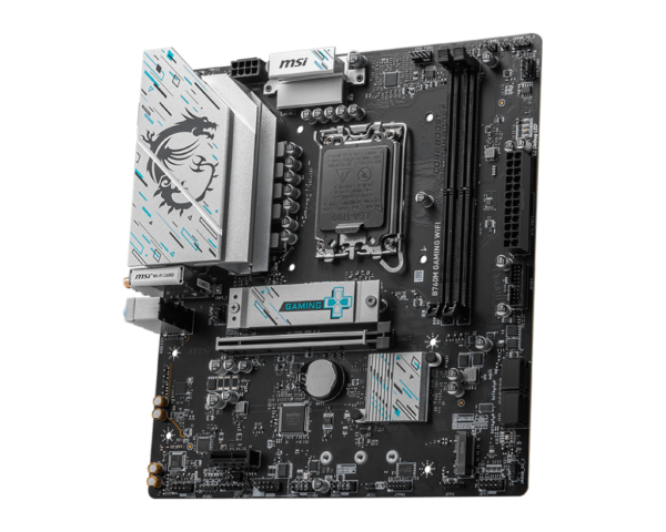 MSI B760M GAMING WIFI mATX Motherboard ( Intel LGA 1700 Socket, Support Intel Core 14th, 13th, 12th Gen Processors, Intel Pentium Gold and Celeron CPU, 2x DDR5 RAM Slots, Max 128GB RAM ) - Image 3