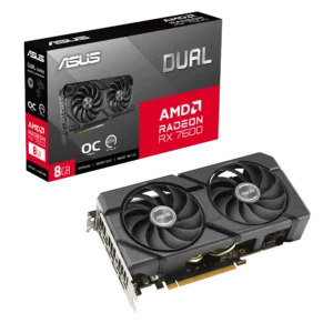 ASUS Dual Radeon RX 7600 EVO OC Edition 8GB GDDR6 Graphics Card With Double Fans ( DUAL-RX7600-O8G-EVO )