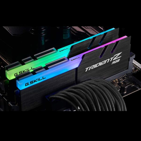 G.Skill Trident Z RGB 8GB (8GBx1) DDR4 3200MHz CL16 Black Desktop Memory RAM ( F4-3200C16S-8GTZR ) - Image 6
