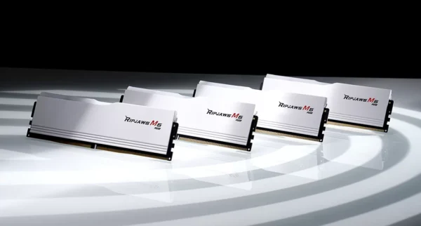 G.Skill Ripjaws M5 RGB 32GB (2x16GB) DDR5 5200 MT/s CL40 Intel XMP White Desktop RAM Kit ( F5-5200J4040A16GX2-RM5RW ) - Image 4