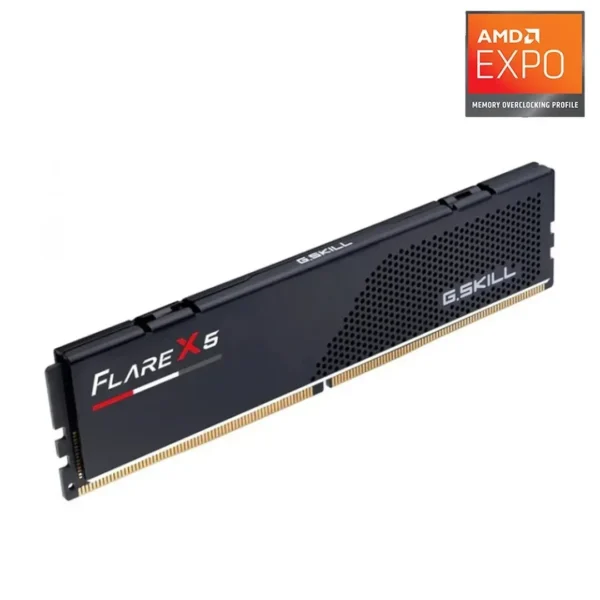 G.Skill Flare X5 16GB (16GBx1) DDR5 6000MHz CL36 Black Desktop Ram ( F5-6000J3636F16GX1-FX5 )