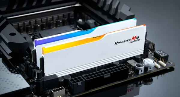 G.Skill Ripjaws M5 Neo RGB 32GB (2x16GB) DDR5 6000 MT/s CL36 AMD EXPO White Desktop RAM Kit ( F5-6000J3636F16GX2-RM5NRW ) - Image 6