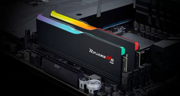 G.Skill Ripjaws M5 RGB 32GB (2x16GB) DDR5 6000 MT/s CL36 Intel XMP Black Desktop RAM Kit ( F5-6000J3636F16GX2-RM5RK ) - Image 3