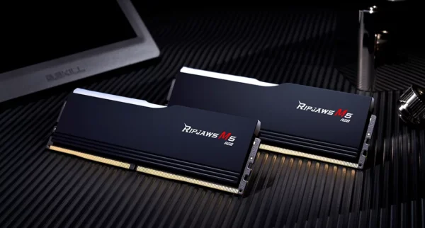 G.Skill Ripjaws M5 RGB 32GB (2x16GB) DDR5 6000 MT/s CL36 Intel XMP Black Desktop RAM Kit ( F5-6000J3636F16GX2-RM5RK ) - Image 4