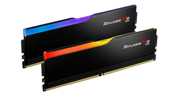G.Skill Ripjaws M5 RGB 32GB (2x16GB) DDR5 6000 MT/s CL36 Intel XMP Black Desktop RAM Kit ( F5-6000J3636F16GX2-RM5RK ) - Image 5