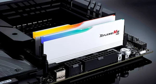 G.Skill Ripjaws M5 RGB 32GB (2x16GB) DDR5 6000 MT/s CL36 Intel XMP Desktop RAM Kit ( F5-6000J3636F16GX2-RM5RW ) - Image 2