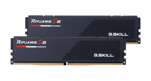 G.Skill Ripjaws S5 32GB (2x16GB) DDR5 6000 MT/s CL36 Intel XMP Black Desktop RAM Kit ( F5-6000J3648D16GX2-RS5K )
