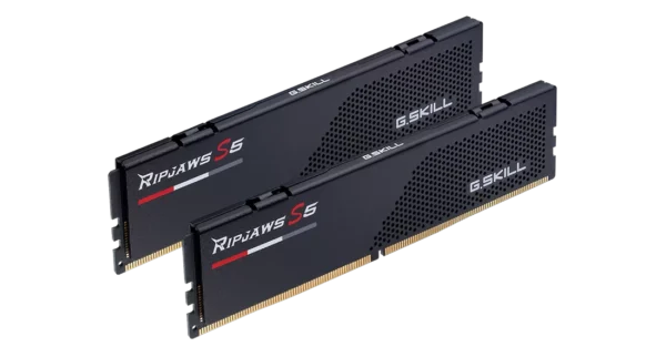 G.Skill Ripjaws S5 32GB (2x16GB) DDR5 6000 MT/s CL36 Intel XMP Black Desktop RAM Kit ( F5-6000J3648D16GX2-RS5K ) - Image 2