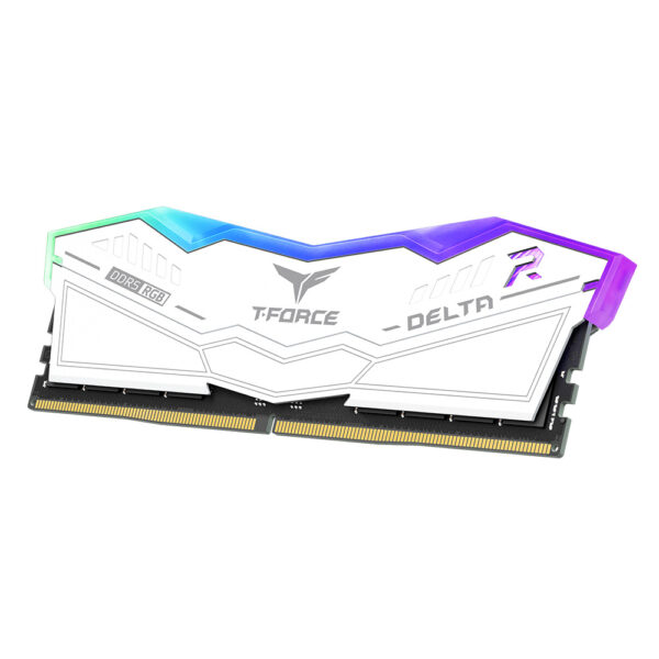 TeamGroup T-Force Delta RGB 32GB (32Gbx1) DDR5 5200Mhz CL40 White Desktop Ram ( FF4D532G5200HC40C01 ) - Image 3