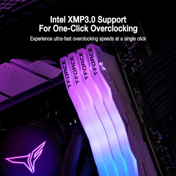 TeamGroup Delta RGB 32GB (16GB x 2) DDR5 6000MHz CL30 White Desktop RAM ( FF4D532G6000HC30DC01 ) - Image 5