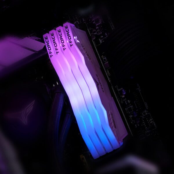 TeamGroup Delta RGB 32GB (16GB x 2) DDR5 6000MHz CL30 White Desktop RAM ( FF4D532G6000HC30DC01 ) - Image 2