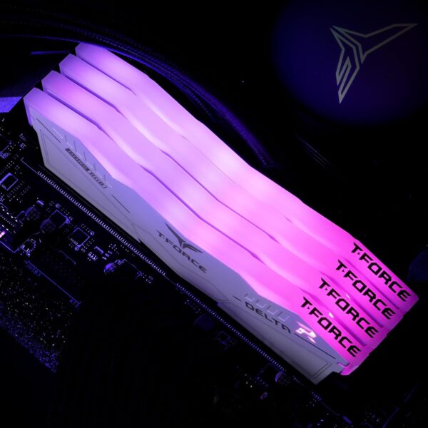 TeamGroup Delta RGB 32GB (16GB x 2) DDR5 6000MHz CL30 White Desktop RAM ( FF4D532G6000HC30DC01 ) - Image 7