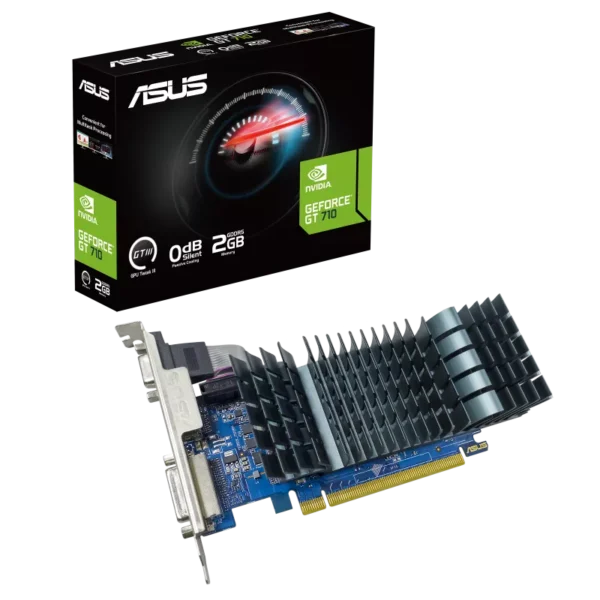 ASUS GeForce GT 710 2GB GDDR5 EVO Graphics Card ( GT710-SL-2GD5-BRK-EVO )