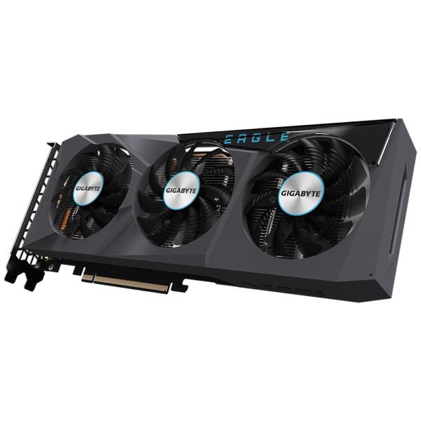 Gigabyte Radeon RX 6600 EAGLE 8G 8 GB GDDR6 128 bit Gaming Graphics Card With Triple Fans ( GV-R66EAGLE-8GD ) - Image 3