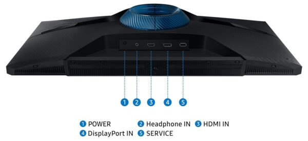 Samsung Odyssey G3 27-Inch Flat VA Panel FHD 180Hz 1ms(MPRT) AMD FreeSync Bezel-Less Design Black Gaming Monitor ( LS27DG302EWXXL ) - Image 8