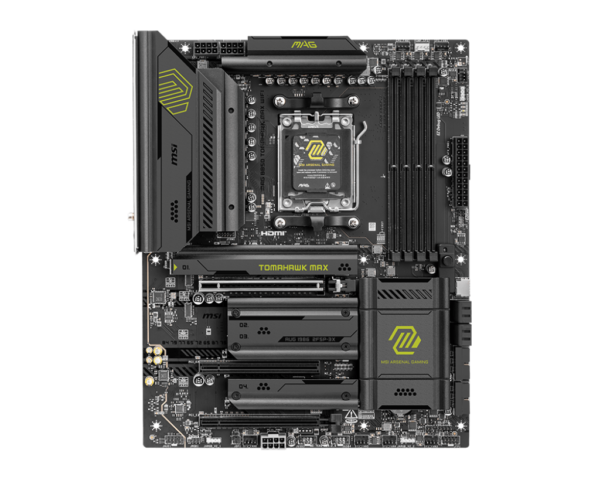 MSI MAG B850 TOMAHAWK MAX WIFI ATX Motherboard ( AMD Socket AM5, Support AMD Ryzen 9000, 8000, 7000 Series Desktop CPU, 4x DDR5 RAM Slots, Max 256GB RAM ) - Image 5