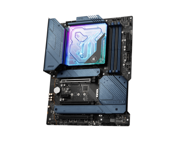 MSI MAG Z690 TORPEDO EK X ATX Motherboard ( Intel LGA 1700 Socket, Supports Intel Core 14th, 13th, 12th Gen CPU, Intel Pentium Gold and Celeron CPU, 4x DDR5 RAM Slots, Max 192GB RAM ) - Image 3
