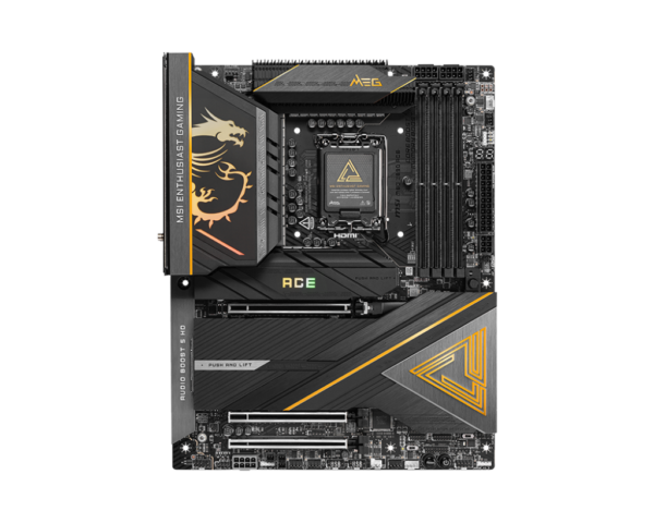 MSI MEG Z890 ACE ATX Motherboard ( Intel LGA 1851 Socket, Supports Intel Core Ultra Processors (Series 2) CPU, 4x DDR5 RAM Slots, Max 256GB RAM ) - Image 2