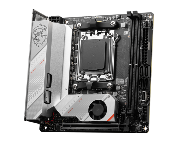 MSI MPG B650I EDGE WIFI Mini-ITX Motherboard ( AMD Socket AM5, Supports AMD Ryzen 9000, 8000, 7000 Series Desktop CPU, 2x DDR5 RAM Slots, Max 128GB RAM ) - Image 4