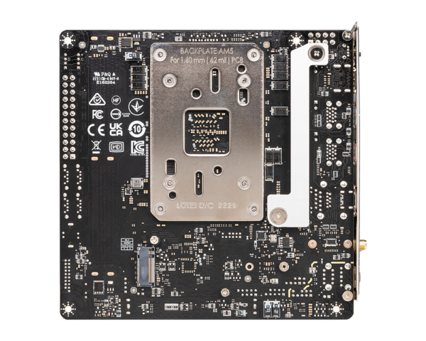MSI MPG B650I EDGE WIFI Mini-ITX Motherboard ( AMD Socket AM5, Supports AMD Ryzen 9000, 8000, 7000 Series Desktop CPU, 2x DDR5 RAM Slots, Max 128GB RAM ) - Image 6