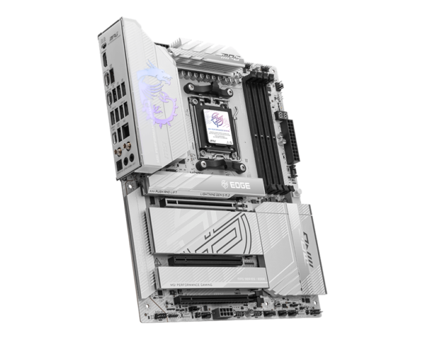 MSI MPG X870E EDGE TI WIFI ATX Motherboard ( Intel Socket AM5, Supports AMD Ryzen 9000, 8000, 7000 Series Desktop CPU, 4x DDR5 RAM Slots, Max 256GB RAM ) - Image 2