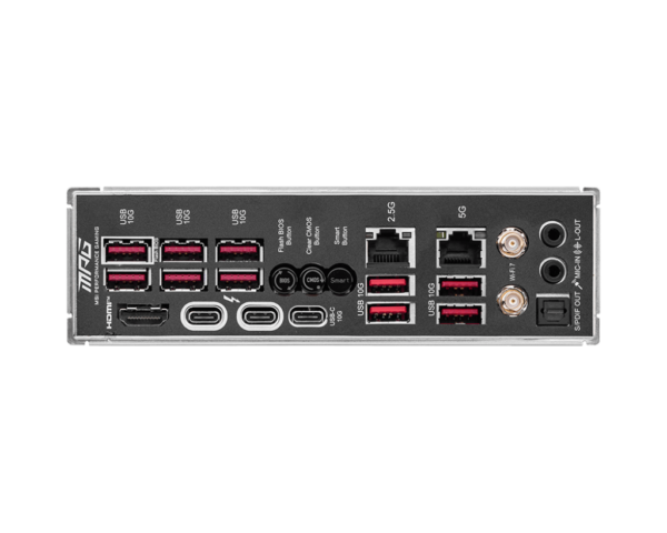 MSI MPG Z890 CARBON WIFI ATX Motherboard ( Intel LGA 1851 Socket, Supports Intel Core Ultra Processors (Series 2) CPU, 4x DDR5 RAM Slots, Max 256GB RAM ) - Image 5