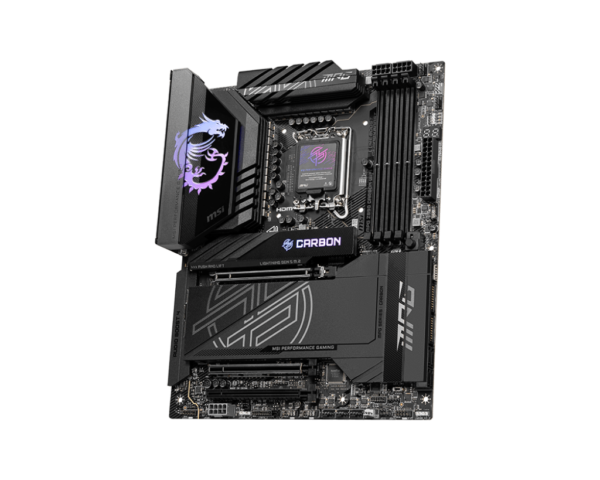 MSI MPG Z890 CARBON WIFI ATX Motherboard ( Intel LGA 1851 Socket, Supports Intel Core Ultra Processors (Series 2) CPU, 4x DDR5 RAM Slots, Max 256GB RAM ) - Image 2