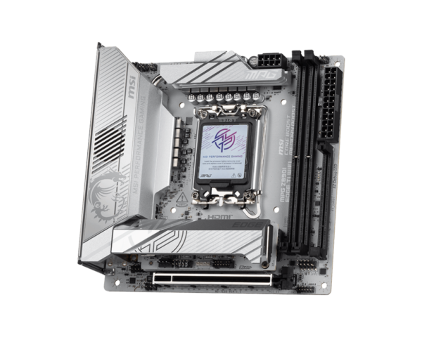MSI MPG Z890I EDGE TI WIFI Mini-ITX Gaming Motherboards ( Intel LGA 1851 Socket, Supports Intel Core Ultra Processors (Series 2) CPU, 2x DDR5 RAM Slots, Max  128GB RAM ) - Image 3