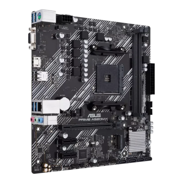 ASUS PRIME A520M-K/CSM mATX Motherboard ( AMD AM4 Socket, Support AMD Ryzen 5000 Series, 5000 G-Series, 4000 G-Series, 3000 Series, 3000 G-Series Desktop CPU, 2 x DDR4 Ram slots, Max 64GB Memory ) - Image 5