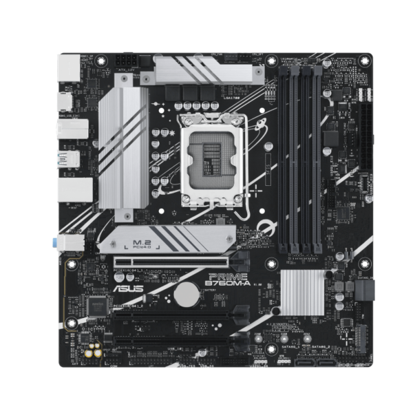 ASUS PRIME B760M-A-CSM mATX Motherboard ( Intel Socket LGA1700, Support Intel Core 14th & 13th Gen Processors, Intel Core 12th Gen, Pentium Gold and Celeron CPU, 4 x DDR5 Ram slots, Max 128GB Memory ) - Image 3
