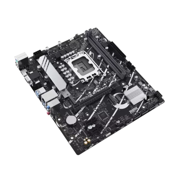 Asus PRIME B760M-K mATX Motherboard ( Support Intel LGA1700 Socket, Intel Core 14th & 13th Gen Processors, Intel Core 12th Gen, Pentium Gold And Celeron CPU, 2 x DDR5 RAM Slots, Max 96GB RAM ) - Image 3