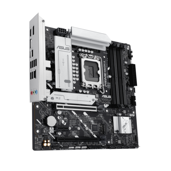 ASUS PRIME B860M-A-CSM micro-ATX Motherboard ( Intel Socket LGA1851, Support Intel Core Ultra (Series 2) CPU, 4 x DDR5 Ram slots, Max 256GB Memory ) - Image 5