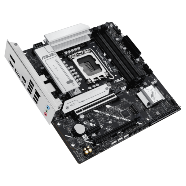 ASUS PRIME B860M-A-CSM micro-ATX Motherboard ( Intel Socket LGA1851, Support Intel Core Ultra (Series 2) CPU, 4 x DDR5 Ram slots, Max 256GB Memory ) - Image 3