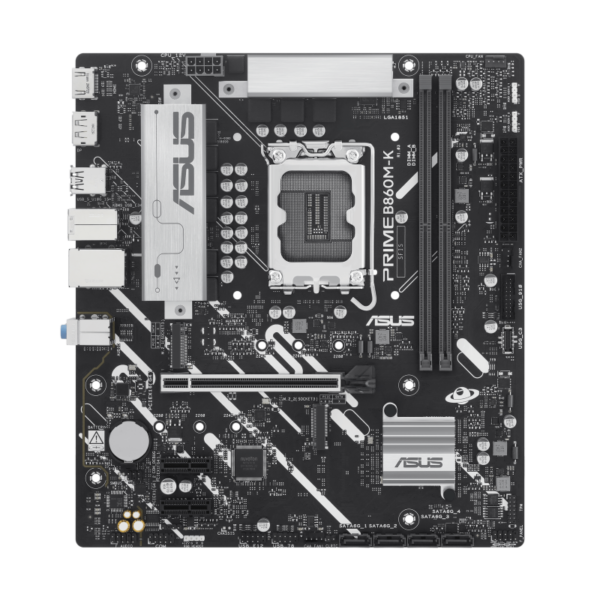 ASUS PRIME B860M-K-CSM micro-ATX Motherboard ( Intel Socket LGA1851, Support Intel Core Ultra (Series 2) CPU, 2 x DDR5 Ram slots, Max 128GB Memory ) - Image 2