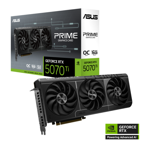 ASUS PRIME GeForce RTX 5070 Ti 16GB GDDR7 OC Edition Graphics Card With Triple Fans ( PRIME-RTX5070TI-O16G ) - Image 4