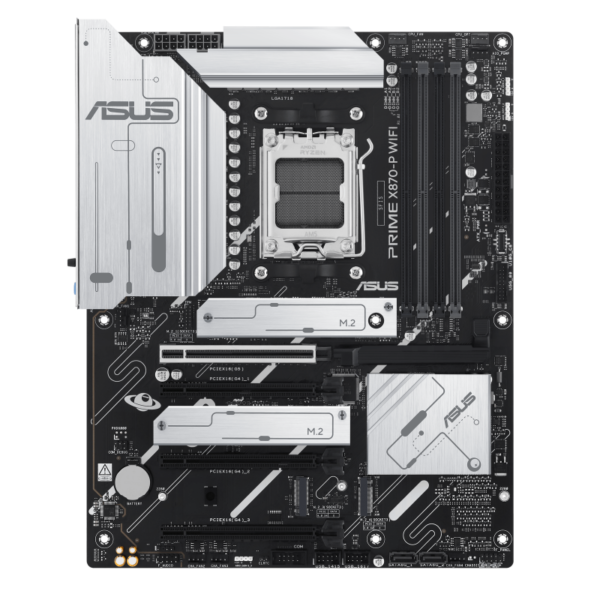 ASUS PRIME X870-P WIFI-CSM ATX Motherboard ( AMD Socket AM5, Support AMD Ryzen 9000 & 8000 & 7000 Series Desktop CPU, 4 x DDR5 Ram slots, Max 256GB Memory ) - Image 4