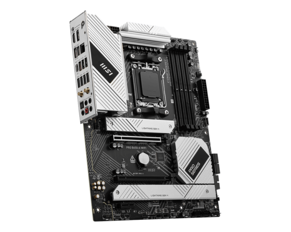 MSI PRO B650-A WIFI ATX Motherboard ( AMD Socket AM5, Supports AMD Ryzen 9000, 8000, 7000 Series Desktop CPU, 4x DDR5 RAM Slots, Max 256GB RAM ) - Image 3
