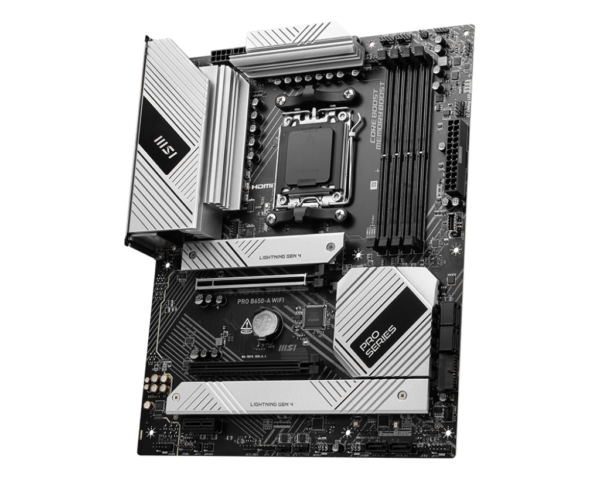MSI PRO B650-A WIFI ATX Motherboard ( AMD Socket AM5, Supports AMD Ryzen 9000, 8000, 7000 Series Desktop CPU, 4x DDR5 RAM Slots, Max 256GB RAM ) - Image 4