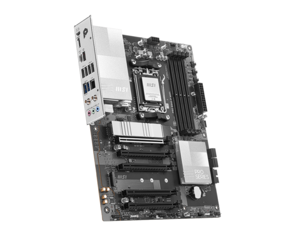 MSI PRO B840-P WIFI ATX Motherboard ( AMD Socket AM5, Supports AMD Ryzen 9000, 8000, 7000 Series Desktop CPU, 4x DDR5 RAM Slots, Max 256GB RAM ) - Image 3