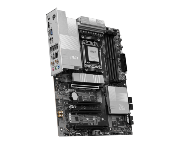 MSI PRO X870-P WIFI ATX Motherboard ( AMD Socket AM5, Supports AMD Ryzen 9000, 8000, 7000 Series Desktop CPU, 4x DDR5 RAM Slots, Max 256GB RAM ) - Image 3