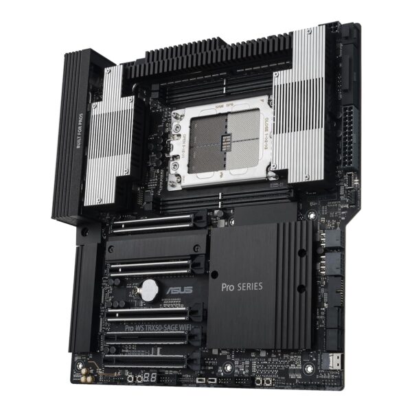 ASUS Pro WS TRX50-SAGE WIFI CEB Form Factor Motherboard ( AMD Socket sTR5, Support AMD Ryzen  Threadripper  PRO 7000 WX-Series and Ryzen  Threadripper  7000 Series CPU, 4 x DDR5, Max 1TB Memory ) - Image 3